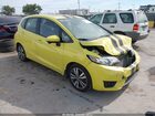 2017 Honda Fit Ex-l Желтый vin: JHMGK5H99HS013885