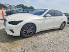 2019 Infiniti Q50 3.0t Luxe White vin: JN1EV7AP4KM514492