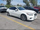 2018 Infiniti Q50 3.0t Luxe Белый vin: JN1EV7AP7JM360732