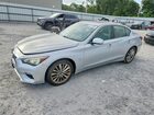 2018 Infiniti Q50 3.0t Luxe Silver vin: JN1EV7AR1JM436981