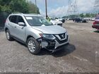 2017 Nissan Rogue Sv Silver vin: JN8AT2MV8HW019356