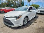 2022 Toyota Corolla Le White vin: JTDEAMDE5NJ053603