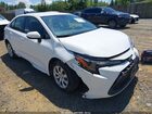 2021 Toyota Corolla Le White vin: JTDEPMAEXMJ185497