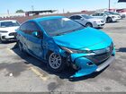 2019 Toyota Prius Prime Plus Blue vin: JTDKARFP8K3118359