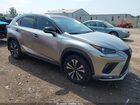 2019 Lexus Nx 300 F Sport Gray vin: JTJBARBZ7K2190177