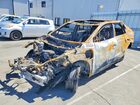 2024 Toyota Bz4x Limited Пожар vin: JTMABACA1RA071434