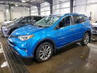 2018 Toyota Rav4 Limited Blue vin: JTMDFREVXJJ216880