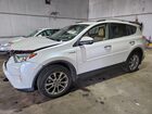 2016 Toyota Rav4 Hv Limited White vin: JTMDJREV0GD032103