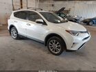 2016 Toyota Rav4 Hybrid Limited White vin: JTMDJREV1GD044504