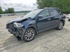 2017 Toyota Rav4 Hv Limited Blue vin: JTMDJREV3HD073701