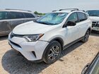2018 Toyota Rav4 Le White vin: JTMZFREV9JJ733030