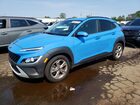 2022 Hyundai Kona Sel Blue vin: KM8K6CAB3NU802966