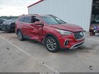 2018 Hyundai Santa Fe Se Красный vin: KM8SN4HF9JU278587