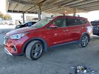 2017 Hyundai Santa Fe Se Ultimate Red vin: KM8SR4HF1HU253522