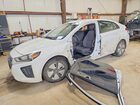 2020 Hyundai Ioniq Hybrid Se White vin: KMHC75LC4LU207074