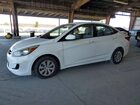 2016 Hyundai Accent Se White vin: KMHCT4AE7GU000243