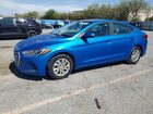 2017 Hyundai Elantra Se Blue vin: KMHD74LF1HU091168