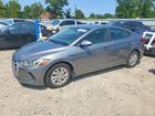 2018 Hyundai Elantra Se Gray vin: KMHD74LF1JU594348