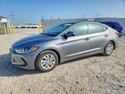 2017 Hyundai Elantra Se Gray vin: KMHD74LF6HU350866