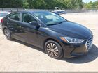 2018 Hyundai Elantra Se Черный vin: KMHD74LF7JU478362