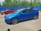 2017 Hyundai Elantra Se Blue vin: KMHD84LF7HU329229