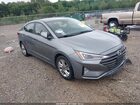 2019 Hyundai Elantra Sel Gray vin: KMHD84LF7KU791927