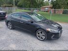 2017 Hyundai Elantra Limited Black vin: KMHD84LF8HU286701