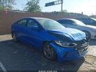 2018 Hyundai Elantra Sel Blue vin: KMHD84LFXJU563516