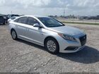 2016 Hyundai Sonata Hybrid Se Silver vin: KMHE24L12GA039037
