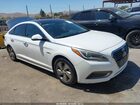 2016 Hyundai Sonata Hybrid Limited White vin: KMHE34L15GA029857