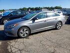 2017 Hyundai Sonata Hybrid Limited Gray vin: KMHE34L34HA071293