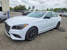2018 Genesis G80 3.3t Sport White vin: KMHGN4JB1JU222835