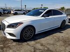 2019 Genesis G80 3.3t Sport White vin: KMHGN4JB5KU296731