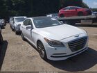 2016 Hyundai Genesis 3.8 White vin: KMHGN4JE4GU112882