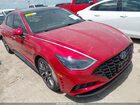 2021 Hyundai Sonata Limited Red vin: KMHL34J25MA157336