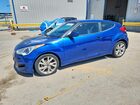 2016 Hyundai Veloster Base Blue vin: KMHTC6AD0GU282325