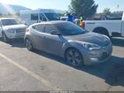 2016 Hyundai Veloster   Gray vin: KMHTC6AD0GU289453
