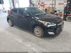 2017 Hyundai Veloster   Черный vin: KMHTC6AD0HU322582