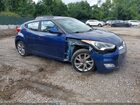 2017 Hyundai Veloster   Синий vin: KMHTC6AD4HU322410