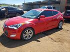 2017 Hyundai Veloster Base Red vin: KMHTC6AD5HU316986