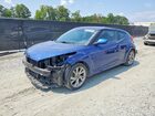 2017 Hyundai Veloster Base Blue vin: KMHTC6ADXHU310293