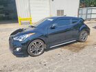2016 Hyundai Veloster Turbo Black vin: KMHTC6AE3GU273675