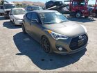 2016 Hyundai Veloster Turbo Gray vin: KMHTC6AE4GU266301