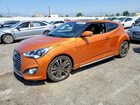 2016 Hyundai Veloster Turbo Orange vin: KMHTC6AE6GU254277