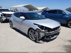 2016 Hyundai Veloster Turbo Silver vin: KMHTC6AE6GU299459
