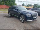 2021 Genesis Gv80 3.5t Awd Advanced Blue vin: KMUHCESCXMU053668