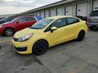 2016 Kia Rio Lx Yellow vin: KNADM4A34G6607609