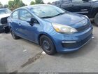 2016 Kia Rio Lx Blue vin: KNADM4A38G6664136
