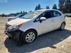 2016 Kia Rio Lx White vin: KNADM5A32G6635673