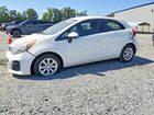 2016 Kia Rio Lx White vin: KNADM5A32G6658435